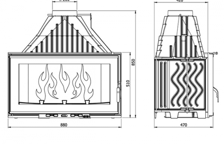 W12 19,4kw Dimensões